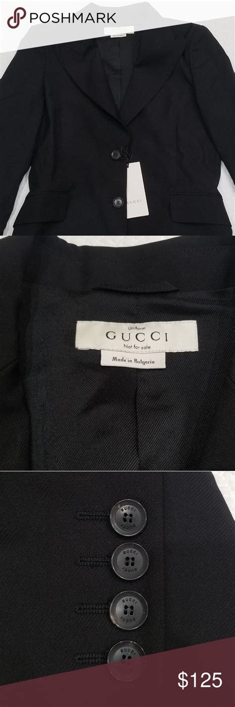 gucci stamp jacket|Gucci blazers for women.